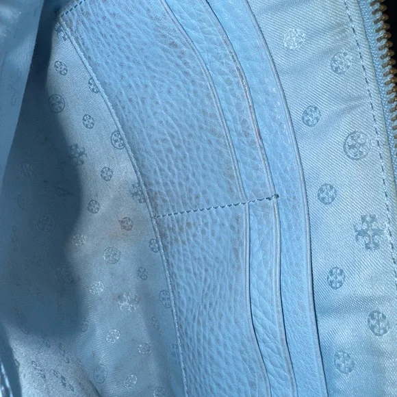 Tory Burch Teal Leather Crossbody Bag - Picture 4 of 4